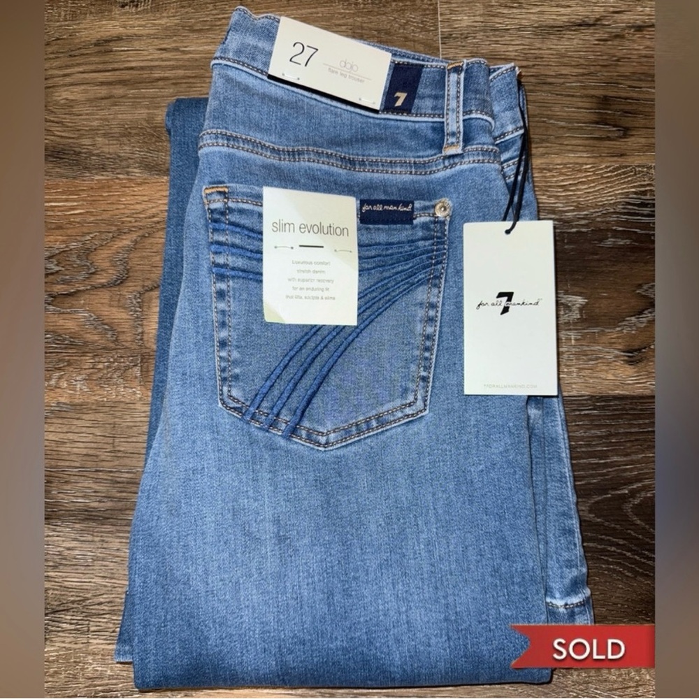 NWT 7 For All Mankind Dojo Jeans 7FAMK - Picture 1 of 4